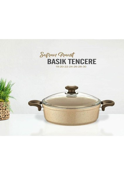 Bej Granit Tencere 22 Cm, Dayanıklı ve Şık Mutfak Gereci fırsatları