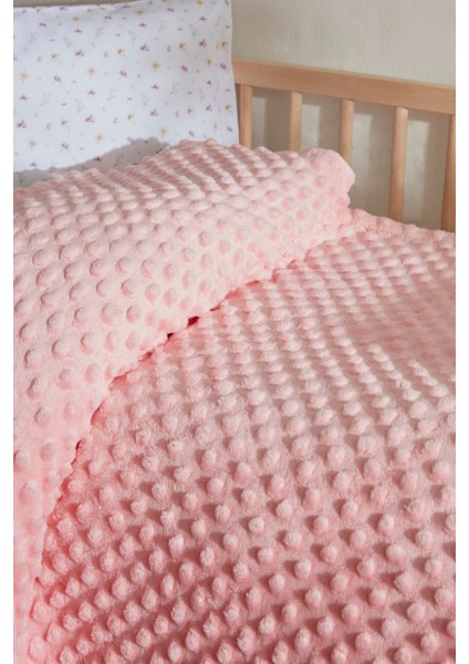 Yumuşak Bebek Battaniye, 90X110 Cm, Pembe, Tomurcuk Desenli, Rahat ve Şık fiyatları