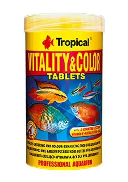Vitality Color Tablets 100 Adet Kovadan Bölme fiyatları