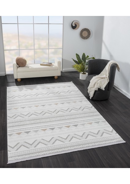 Sümer SM006A Renkli Halı Iskandinav Desen Dekoratif Modern Tozuyok Antialerjik Salon Yatak Odası Kor modelleri