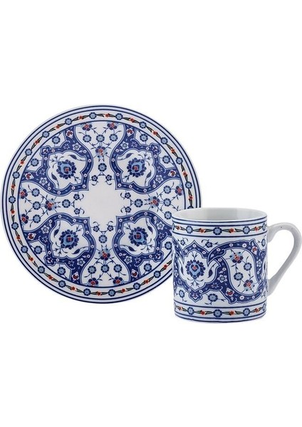 Mavi 2 Kişilik Kahve Fincan Takımı 80 Ml, Şık ve Zarif Tasarım. fırsatları