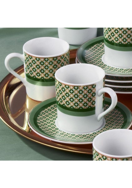Atina 12 Parça 6 Kişilik Bone Türk Kahvesi Fincan Takımı, Şık ve Kullanışlı Tasarım fiyatları