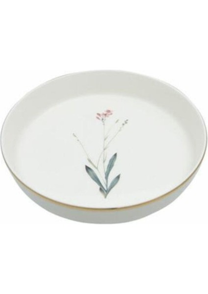 Turuncu Çukur Tabak, Botanical Desen, 19 Cm, Şık ve Zarif Tasarım fiyatları