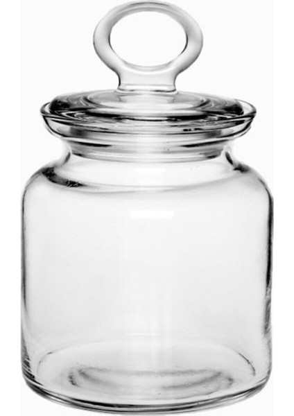 Şeffaf 1085 cc Mutfak Kavanozu, Şık ve Kullanışlı Saklama Çözümü