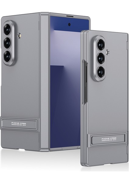Samsung Galaxy Z Fold 7 Kılıf Kıpta Standlı Kamera Korumalı Kapak