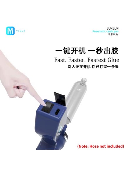 Youme P1030 Pnömatik Şarjlı Jel Tabancası 10CC ve 30CC fiyatları