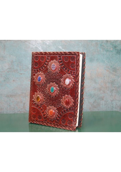 Taşlı Deri Defter