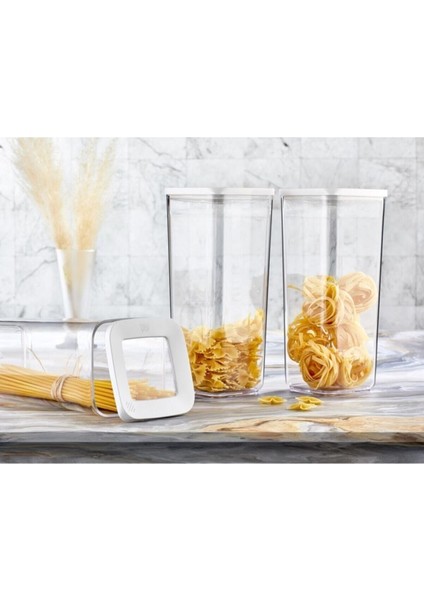 Turuncu Akrilik Kare Saklama Kabı Seti, 9'lu, Dayanıklı ve Şık Tasarım fiyatları