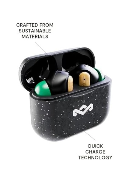 Little Bird True Wireless Bluetooth Kulaklıklar Dahili Mikrofonlu Ipx4, Kulak Içi Kulaklıklarda 24 Saat Çalma Süresi, Usb-C Hızlı Şarjlı Kulaklık Kılıfı, Sürdürülebilir Malzemeler fiyatları