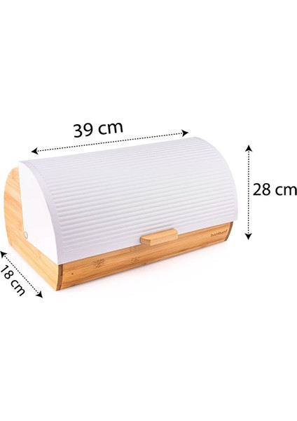Beyaz Ekmek Saklama Kabı, Şık ve Kullanışlı Mutfak Düzenleyici indirimleri