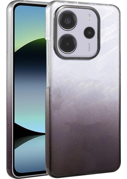 Xiaomi Redmi Note 14 4g Kılıf Simli Shinys Glossy Renk Geçişli Kapak