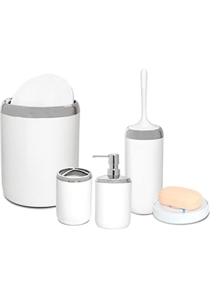 Lima Xl Krom Dekorlu Banyo Seti/beyaz fiyatları