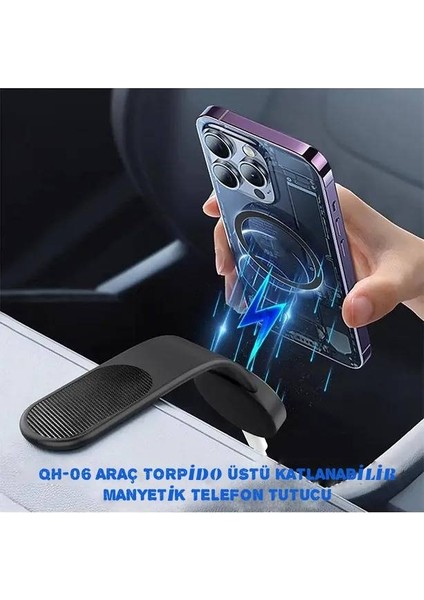 Megasafeli Ayarlanabilir Mıknatıslı Telefon Tutucu Torpido Konsol Için Bükülebilir Süper Araç Içi Telefon Tutucu fırsatları