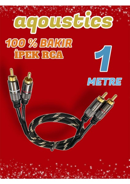 1 Metre Bakır Rca Kablo