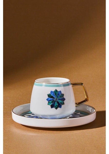 Iki Kişilik Mavi Kahve Fincan Takımı 90 Ml, Şık ve Kullanışlı Tasarım modelleri