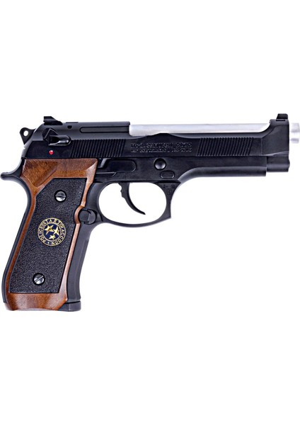 We Samurai Edge M9 Siyah Ağaç Kabzalı Gbb Airsoft Tabanca