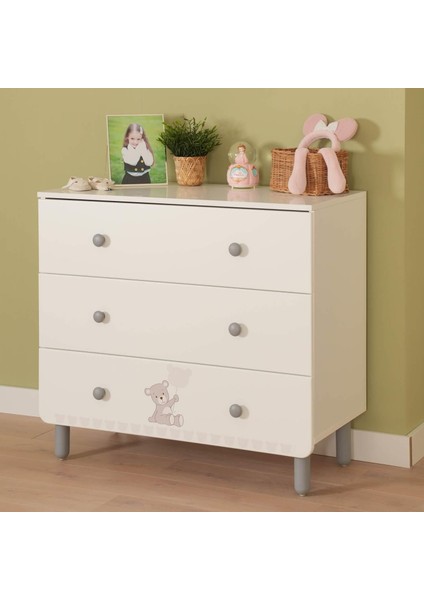 Sweet Bear Bebek ve Çocuk Odası Üç Çekmeceli Şifonyer fiyatları