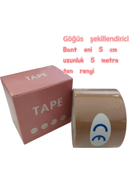 Göğüs (Meme) Bandı, Meme Dikleştirici Bant, Meme Kaldırıcı Ten Rengi 5 Metre Eni 5 cm fiyatları