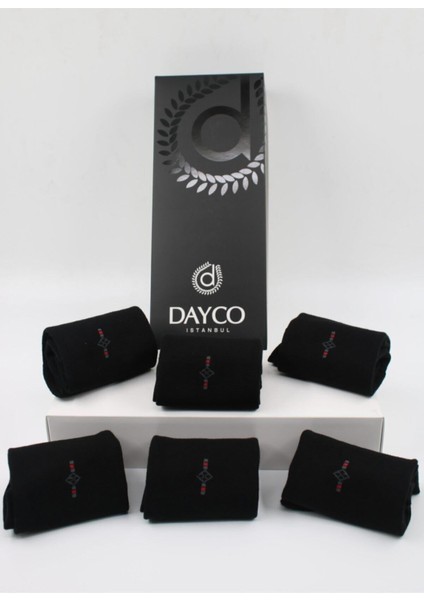 Bambu Kışlık Erkek Siyah Çorap 6 Çift Siyah Kutulu indirimleri