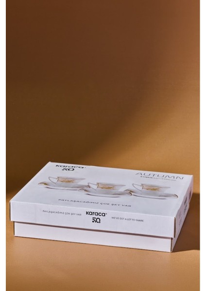 Altı Kişilik Beyaz Kahve Fincanı Takımı, 85 Ml, Şık ve Kullanışlı Tasarım