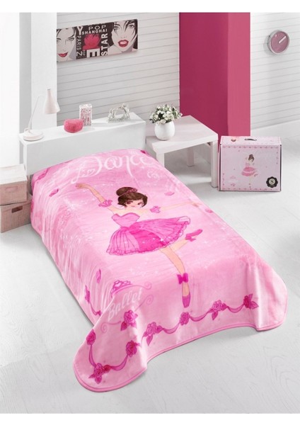 Yumuşak ve Hafif Tek Kişilik Mevsimlik Battaniye, 1,90 Kg, Pembe Renk