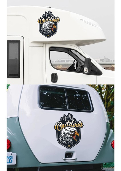 Kartal Beşikaş 4x4 Off Road Dağ Dağcı Kamp Kampcı Sticker 01766 modelleri