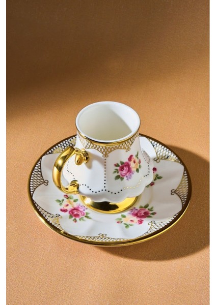 Çok Renkli 2 Kişilik 85 ml Kahve Fincan Takımı fiyatları