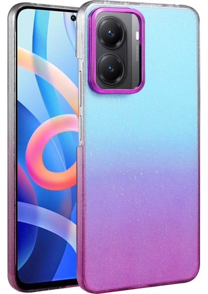 Xiaomi Poco X7 Pro Kılıf Simli Shinys Glossy Renk Geçişli Kapak