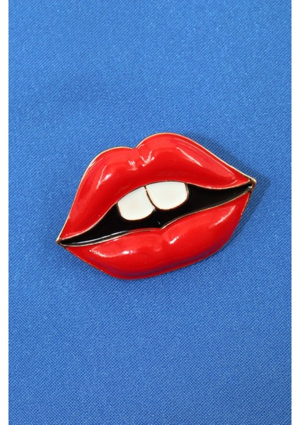 Red Lips Broş. Yaka Iğnesi Kırmızı Dudak Broş. Tasarım Dudak Broş. Kadın Broş. Dudak Broş. indirimleri