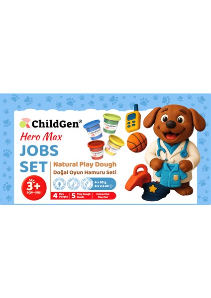 Doğal Oyun Hamuru Sevimli Patiler - Meslekler Set fiyatları