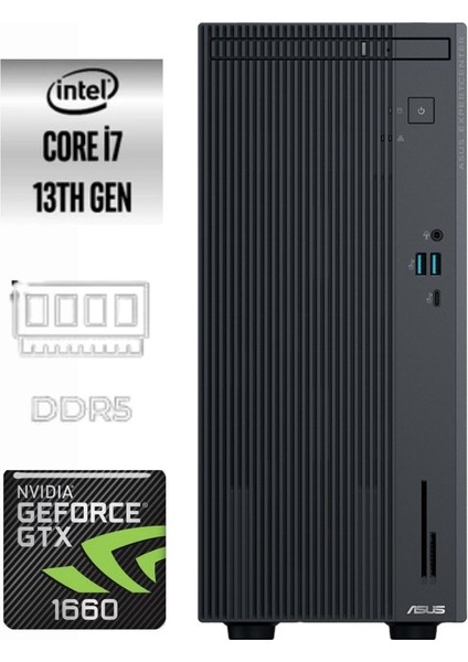 Expertcenter P500MV-137 i7-13620H 32GB 2tb Gtx 1660 6gb Freedos Mini Tower Masaüstü Bilgisayar