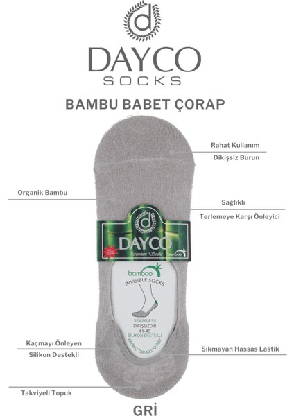 Erkek Bambu Premium Babet Çorap 4'lü Set Siyah/lacivert/gri/füme modelleri
