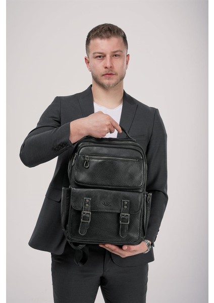 Unisex Hakiki Deri Sırt Çantası 2531624
