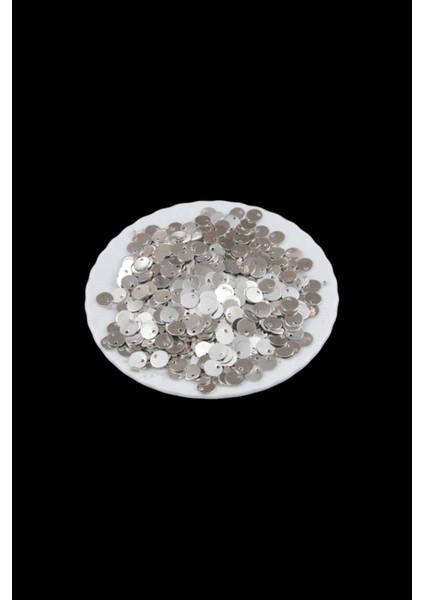 Yandan Delikli Gümüş Pul Payet (30 gr 175 Adet) fiyatları
