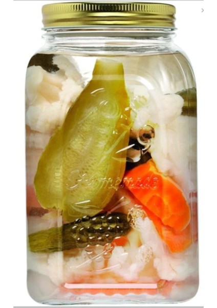 5 Lt Turşu Erzak Kavanozu, 4 Adet, Dayanıklı ve Şık, Evde Kullanım Için Ideal modelleri