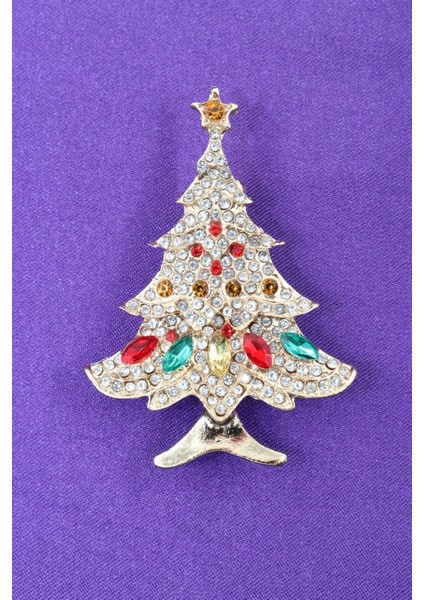 Gold Noel Ağacı Broş. Taşlı Yılbaşı Ağacı Broş. Yaka Iğnesi Broş. Çam Ağacı Broş. Kadın Broş. Broş. indirimleri