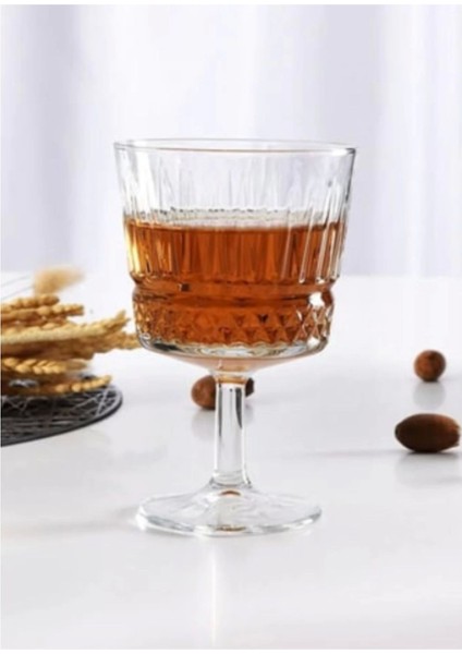 Turuncu 4'lü Elsia Kokteyl Kadehi 260CC Seti fiyatları