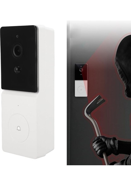 Tuya Destekli Wifi Akıllı Kapı Zili Kamerası 2 Yönlü Sesli Interkom 140 ° Geniş Açılı Güvenlik indirimleri