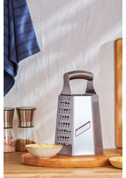 Modern Altıgen Rende 23 Cm, Şık ve Kullanışlı Mutfak Gereci