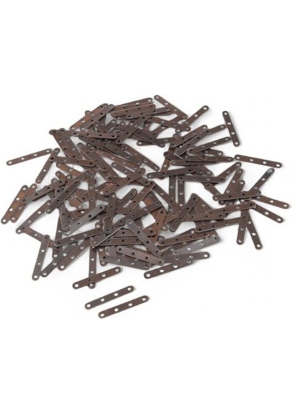 25X4 mm 4 Delikli Takı Malzemesi Pul Payet (30 gr 75 Adet)