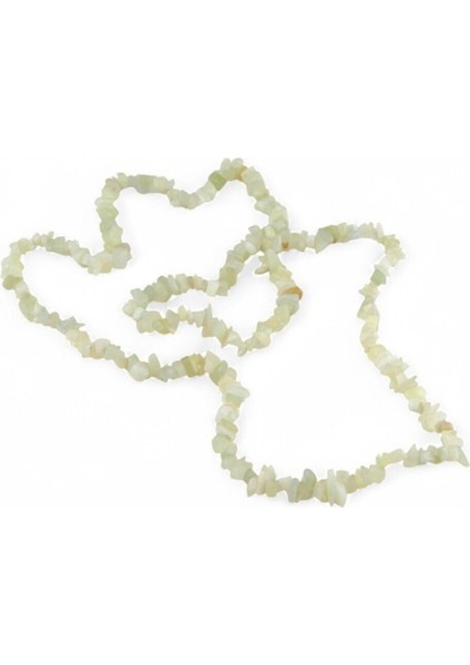 Açık Buz Yeşil Doğal Kırık Taş Boncuk (140 Adet) fiyatları