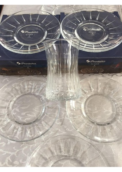 12'li Turuncu Çay Tabağı Seti Şık ve Kullanışlı Ev Dekoru Aksesuarı modelleri