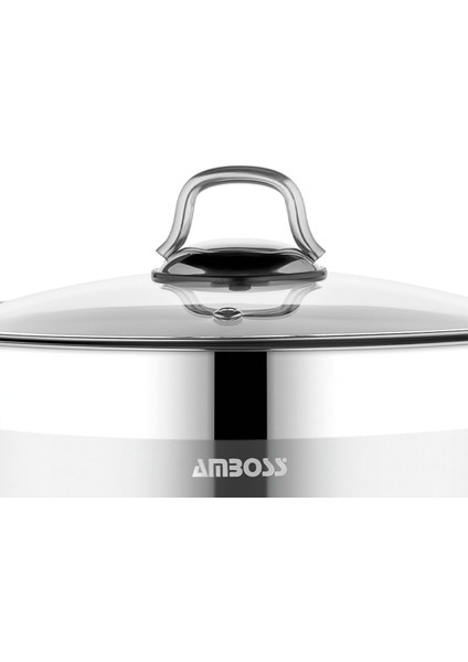 Paslanmaz Çelik Derin Tencere 20 cm Cam Kapaklı, Sağlam ve Şık Mutfak Gereci indirimleri