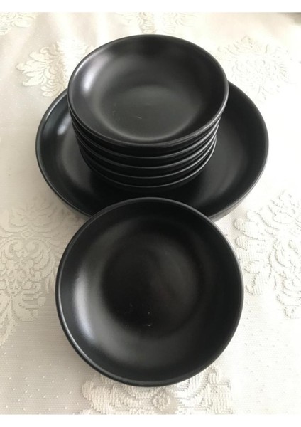 7 Parça Çerez Takımı, Mat Siyah, Şık ve Kullanışlı Set modelleri