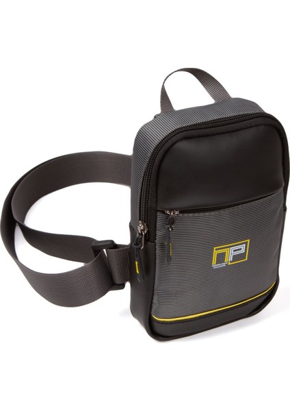 Impertex Kumaş Telefon Bölmeli Günlük Çapraz Göğüs ve Omuz Çantası NEW156 - Gri modelleri