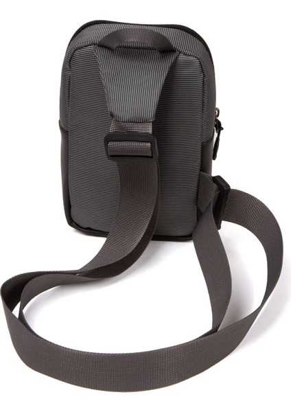 Impertex Kumaş Telefon Bölmeli Günlük Çapraz Göğüs ve Omuz Çantası NEW156 - Gri indirimleri