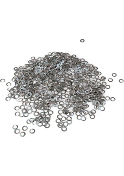 Halka Gümüş Pirinç 7x1,5 mm Pul Payet (20 gr 210 Adet)