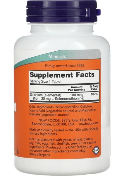 Selenium 100 Mcg 100 Tablet fiyatları