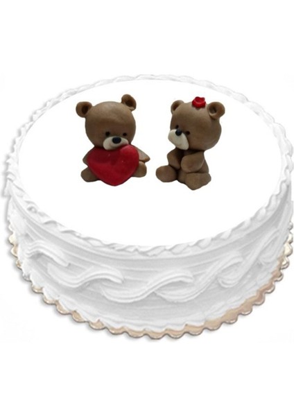Şeker Hamurundan Ayıcık Sevgililer Günü ve Özel Günlerinize 2 'li Set Olarak Gelecek Küçük Ayıcıklar
