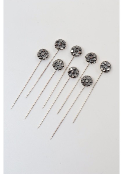 8’li Gri Taşlı Eşarp ve Şal Iğnesi. Eşarp Iğnesi. Şal Iğnesi. Türban Iğnesi. Başörtü Iğnesi. indirimleri